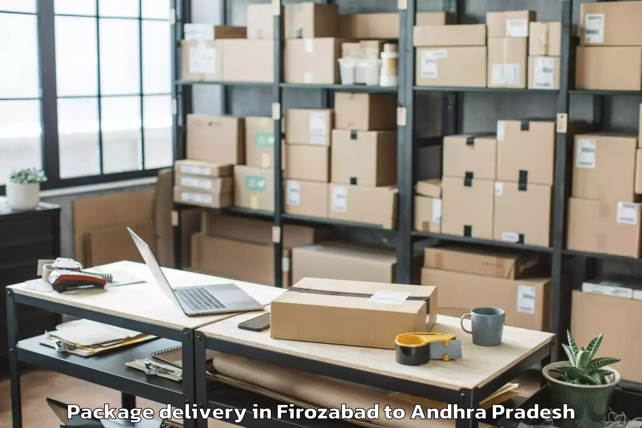 Reliable Firozabad to Kottapalli Package Delivery